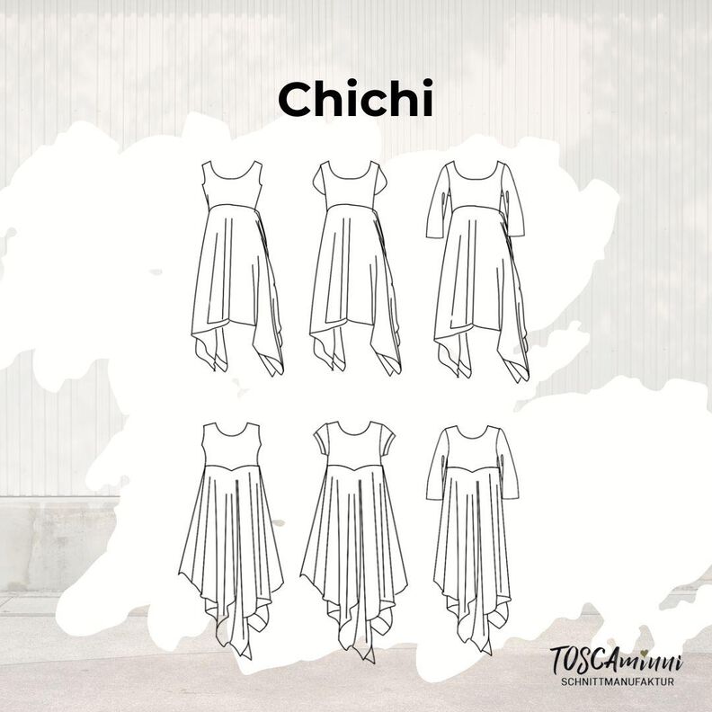 Kleid Chichi Gr. 34-54 Schnittmuster und Nähanleitung image number 6
