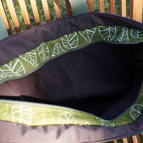 XXL Shopper Strandtasche aus Softshell nähen " Annett "