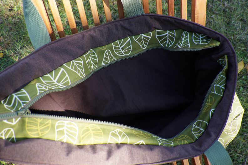 XXL Shopper Strandtasche aus Softshell nähen " Annett " image number 2