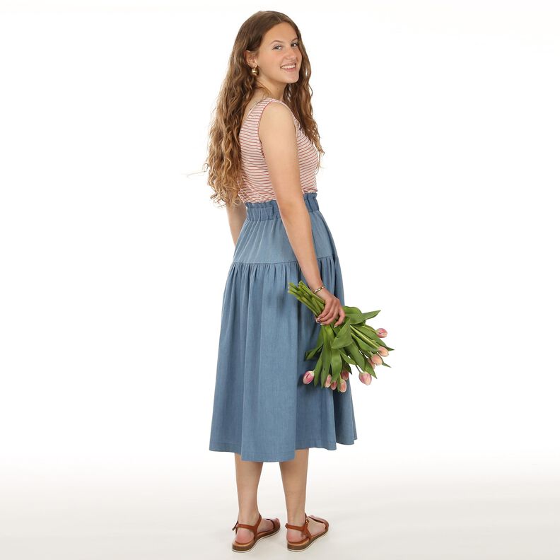 FRAU PIPPA - Rock mit Paperbagbund XS-XXL image number 10