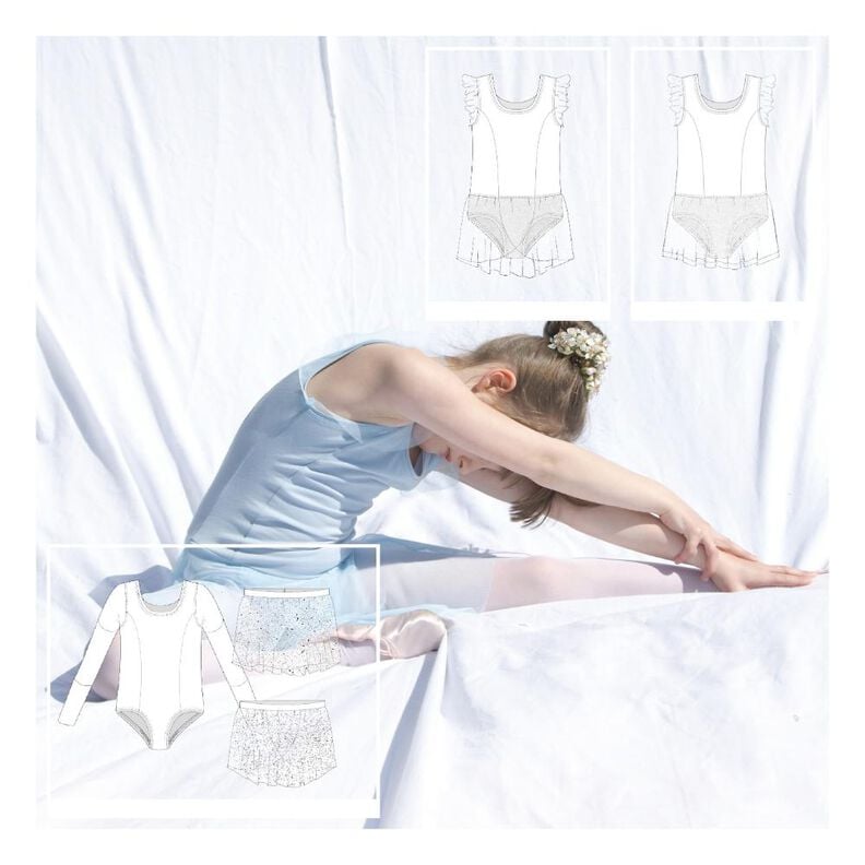 Ballett Trikot "Balleriny", Schnittmuster in Gr. 98-164 image number 1