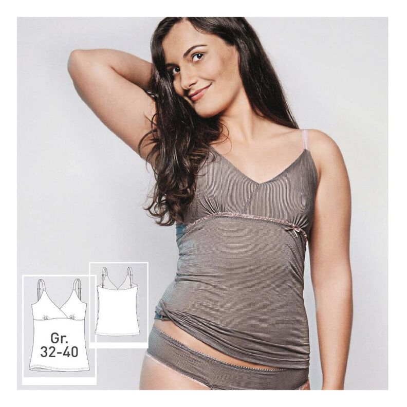 Camysole, (Camisole Top) Gr. 32-40, mit A-bis E-Cup image number 1