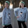 Kinder Hoodie Sweater Raglan Ärmel TIBU ♥ Gr. 92-164 thumbnail number 8
