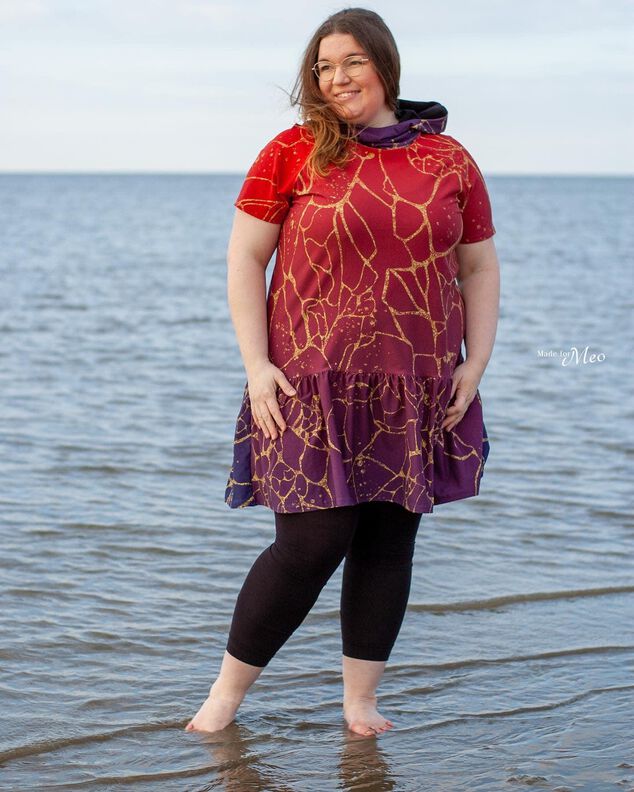 *Ladies Raglan Dress* Raglankleid Hoodiekleid  image number 4