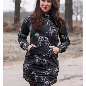Der große Kuschel-Puschel Hoodie I Hoodiekleid I Größe 34-50