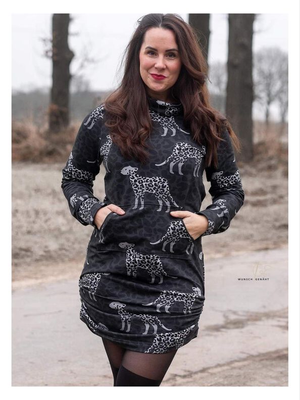 Der große Kuschel-Puschel Hoodie I Hoodiekleid I Größe 34-50 image number 2