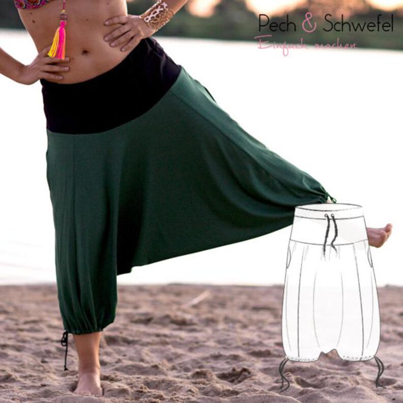 E-Book Haremshose “Long Beach”  Yogahose image number 1