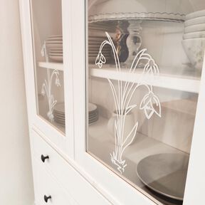 Fensterbild-Vorlage "Schneeglöckchen" PDF