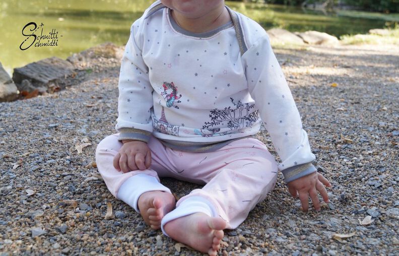 Newborn-Set LOU Hose+Shirt Gr. 50-92 icl. gratis Plottdatei image number 8