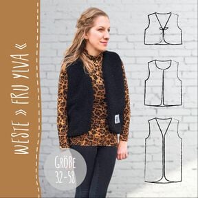 WESTE "FRU YLVA" - N&auml;hanleitung und Schnittmuster