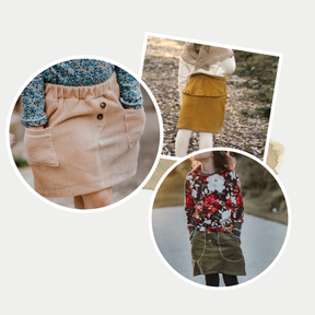 CL*OVER 'button' Skirt 74 bis 176