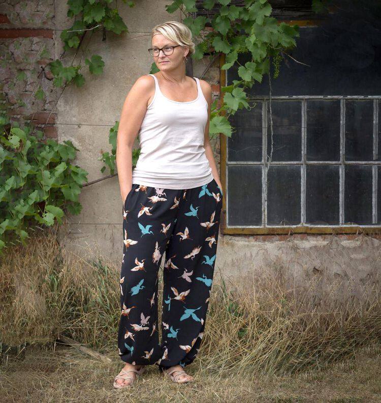 Unisex Hose (ca. 32-60) BRASILIA Schnittmuster Palazzohose image number 2