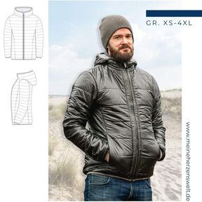 Steppjacke Herren – Schnittmuster Gr. XS-4XL – Vika #114