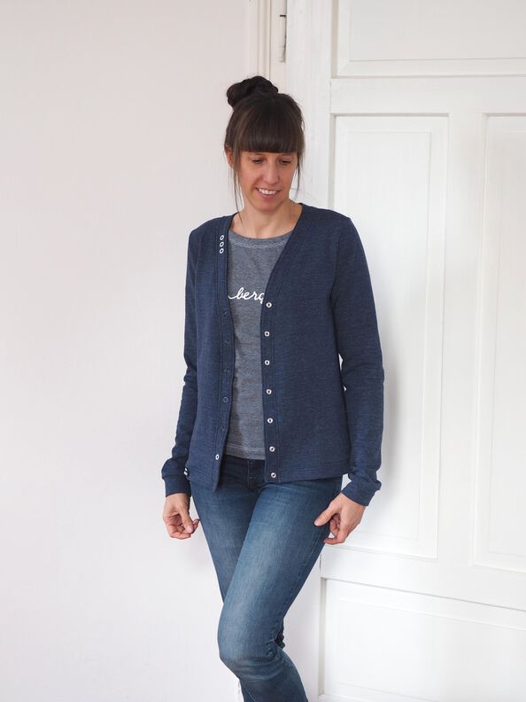 Ebook / Schnittmuster lillesol women No.59 Basic-Strickjacke image number 6