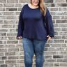 Jersey Bluse (32-56) CASTANHA Damen Shirt Schnittmuster thumbnail number 4