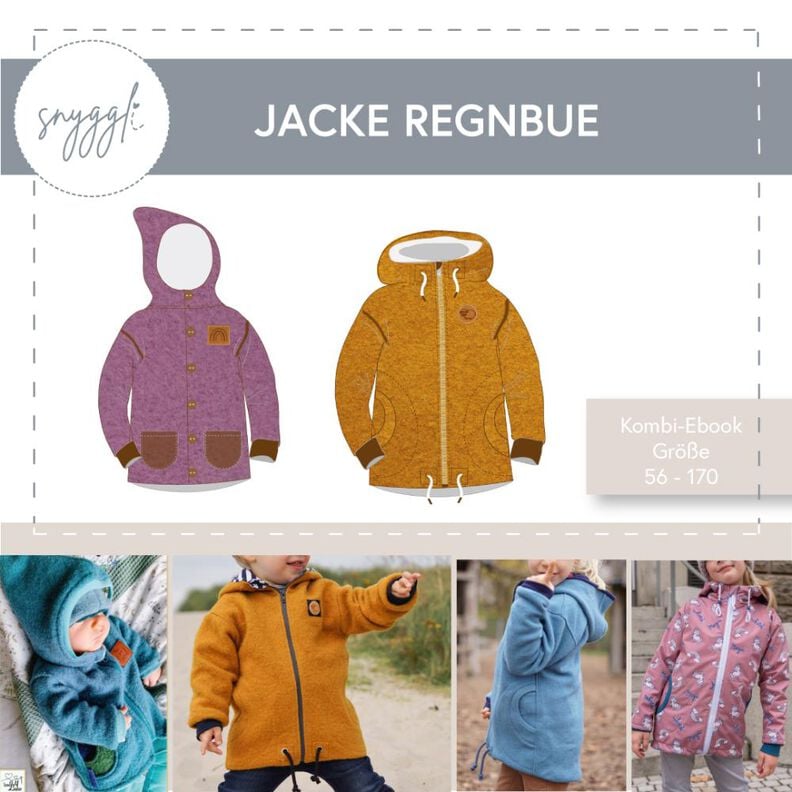 Jacke Regnbue Gr. 56-170, Walk, Fleece, Softshell, A0 image number 1