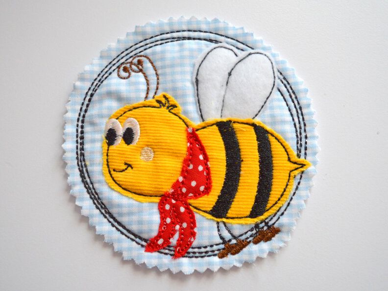 Stickdatei Biene doodle 10x10cm image number 3