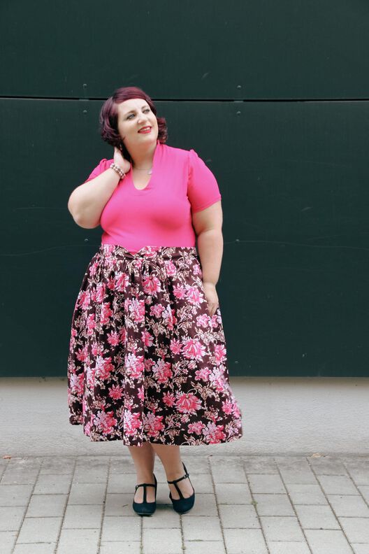 Vintage Skirt Damen - Gr. 32 - 54 image number 4