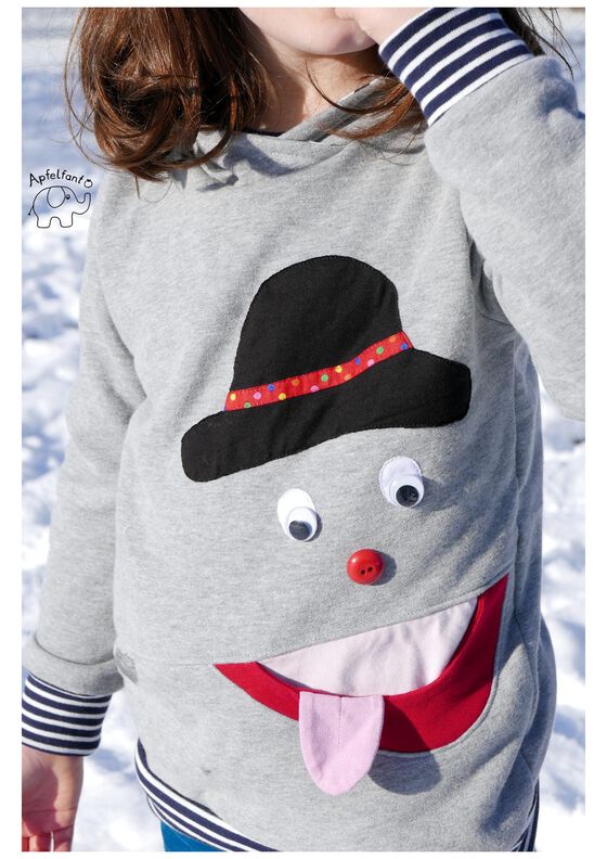 Hoodie Smiler Gr. 128-170, Lachmundtasche, Varianten, A4+A0 image number 10