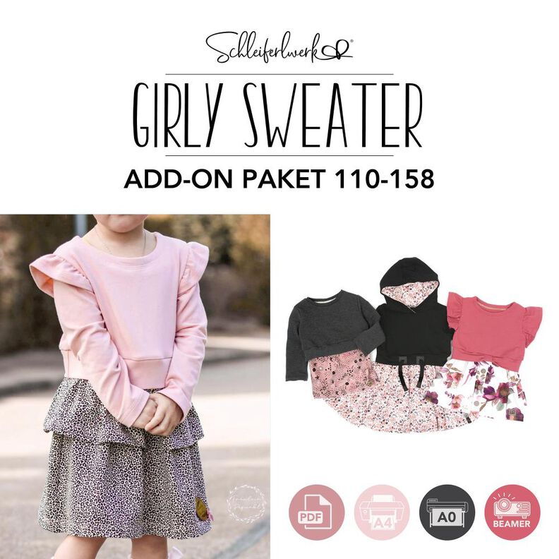 Add-on Paket Girly Sweater | Schleiferlwerk | Größe 110-158 image number 1