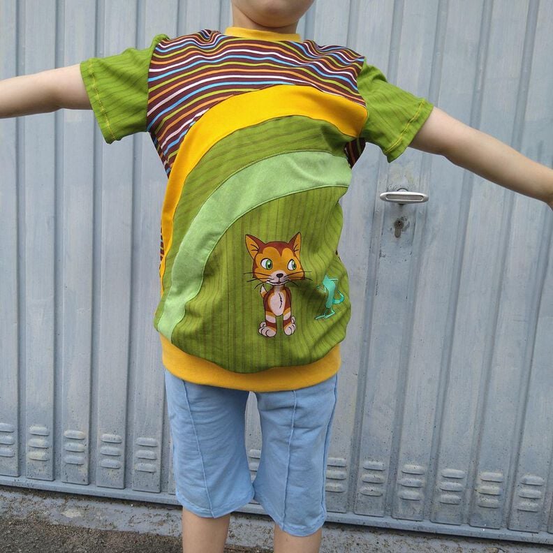 Shirt Regenbogenbär Gr. 80-140 Schnittmuster image number 9