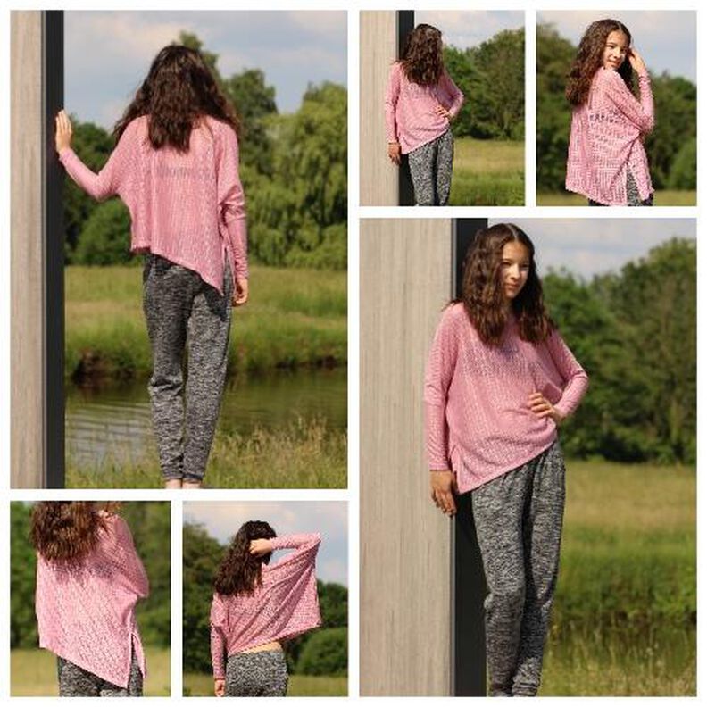 Shirt asymmetrisch "JULIENE", Schnittmuster Gr. 158-46 image number 2