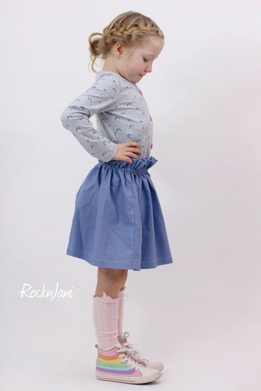 Back to School Kombi-Ebook - Button Shirt & Skirt Gr.86-164 image number 5
