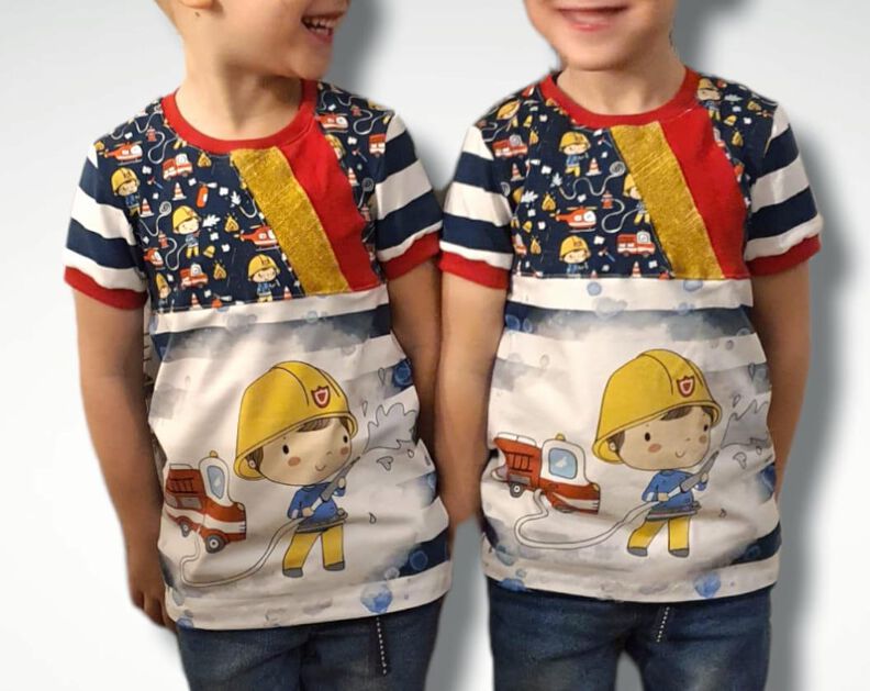 STREIFENMONK KIDS Gr. 98 - 164 T-Shirt inkl. A0 image number 4