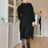 Midi Sweatshirtkleid  | Kleid mit Bindedetails | Linnea thumbnail number 6