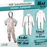 Kinder Jumpsuit, Gr. 92/98 -140/146, Schnittmuster m. Ebenen thumbnail number 6