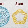Stickdatei 49 Zirkel Mandala Mini Blumen 2 - 4cm Teil 1 thumbnail number 2
