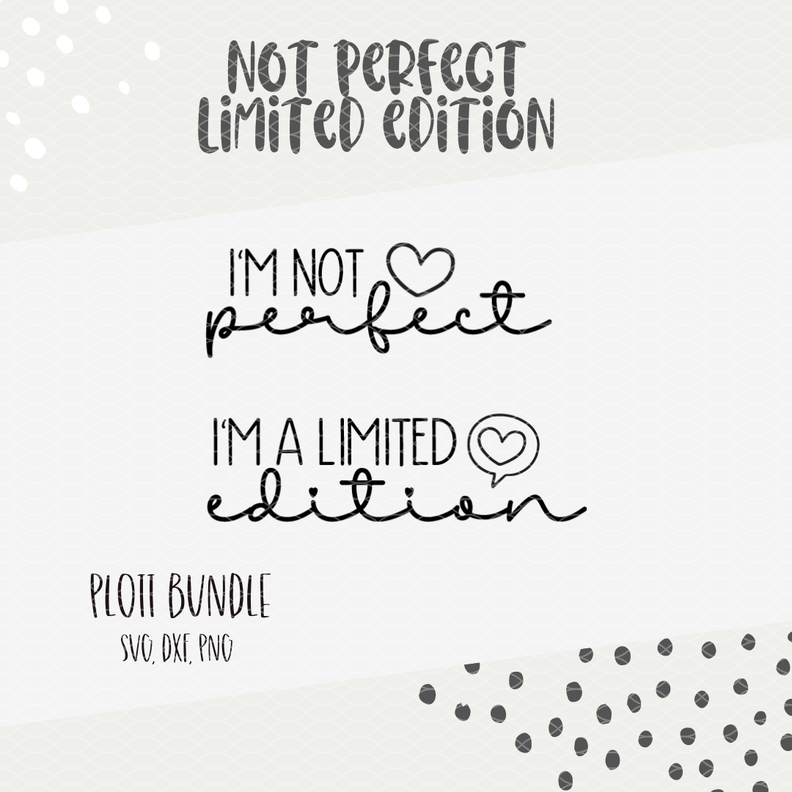 PLOTTDATEI - NOT PERFECT - LIMITED EDITION" image number 2