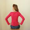 Elegantes T Shirt "Mila" mit 2 Ausschnittvarianten Gr. 34-54 thumbnail number 3