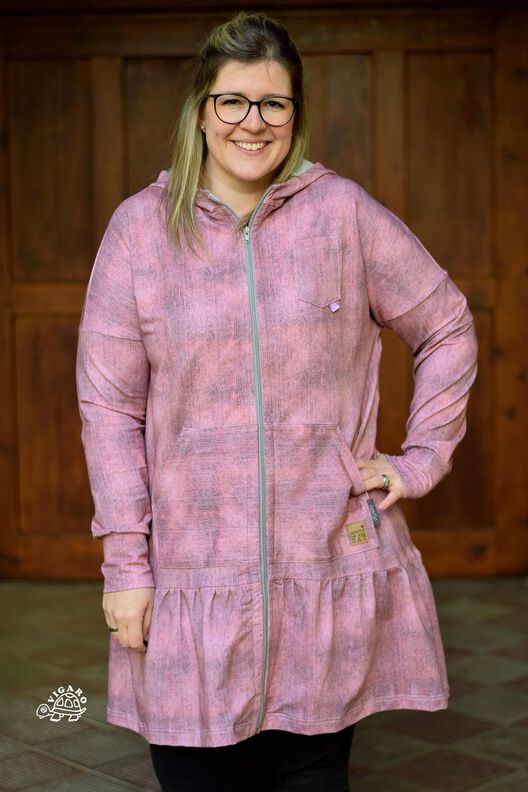 *Ladies Sweater Jacket* Volantjacke, Collegejacke image number 8