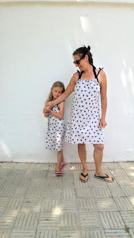 "Summer Dress Women" Trägerkleid aus Jersey /Schnittmuster image number 2