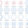Stickdatei 49 Zirkel Mandala Blumen 5 - 7cm Teil 1 thumbnail number 3
