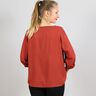 FRAU HOLLY - Weite Bluse mit Gummizug im Ärmelsaum  thumbnail number 6