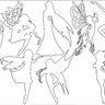 Fee Elfe Doodle Stickdatei 10 Motive in 6 Größen thumbnail number 10
