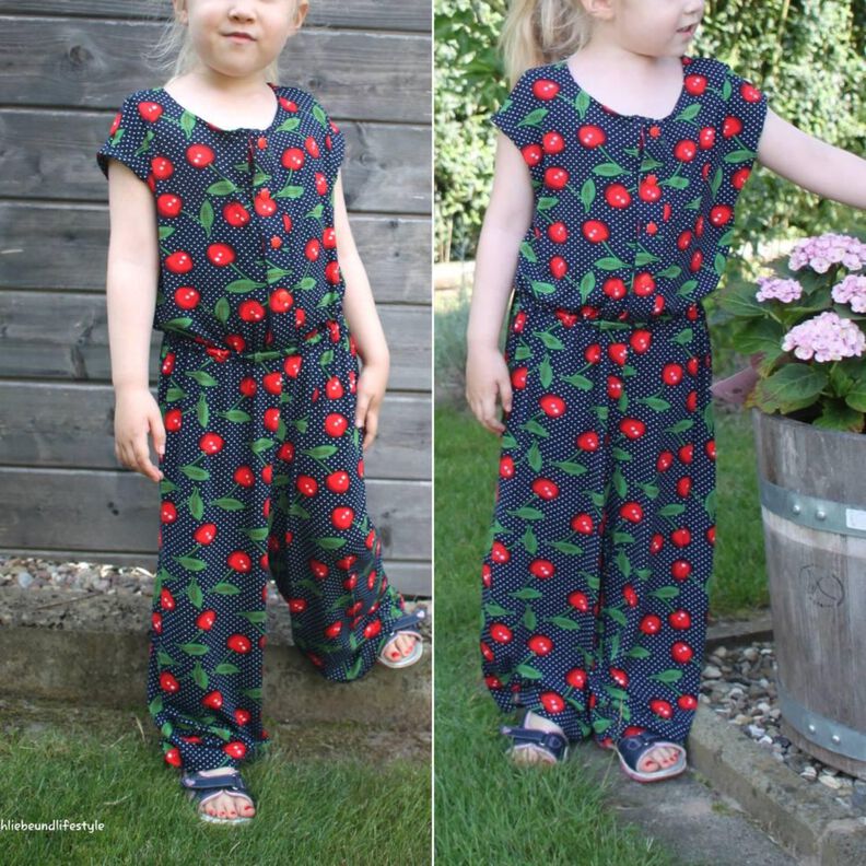 Kinder Jumpsuit lang mit Zipper / Knöpfen RIANG ♥Gr. 98-164 image number 3