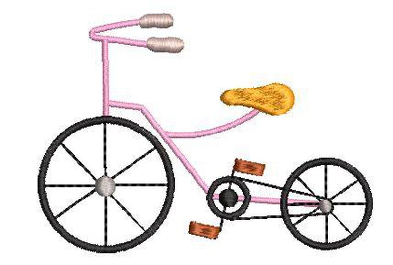 Stickdatei Fahrrad 3er SET 10x10cm image number 5