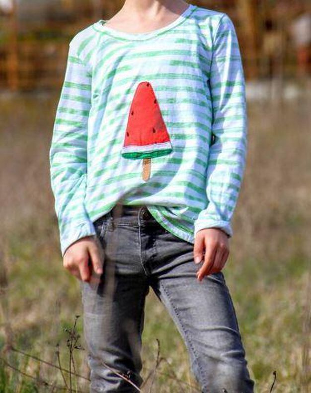 Ebook/Nähanleitung Shirt Seike Mädchen Gr. 80-164 image number 8