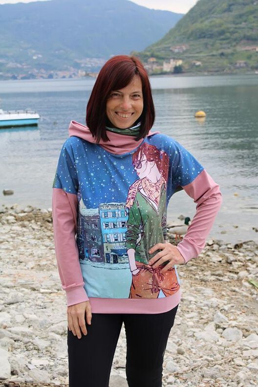 Hoodie / Hoodiekleid Yara Gr.32-54 image number 7