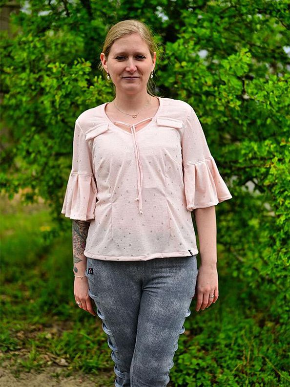 Bluse oder Kleid PETITE ALEXANE PDF-A4, A0 und BEAMER image number 7