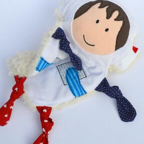 ITH Astronaut Rudi Schmusetuch Stickdatei 18x30cm
