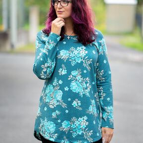 *Ladies Raglan Shirt* Raglan Basic Shirt runder Saum