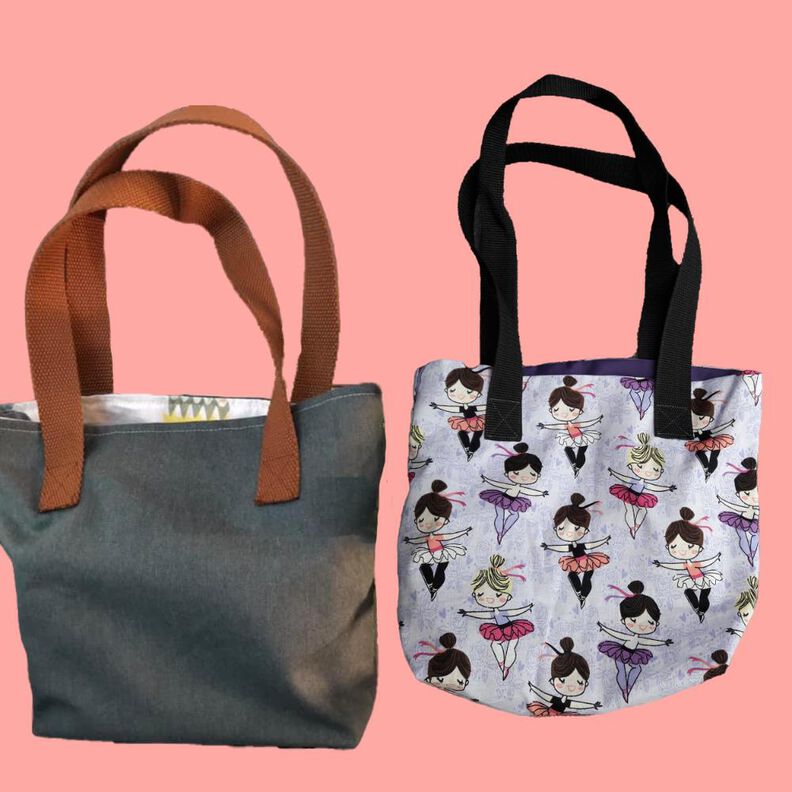 Einfache Tasche Einkaufstasche mit oder ohne Ecken WARNA ♥ image number 1