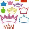Stickdatei Kronen 3.0 Krone Prinzessin thumbnail number 3