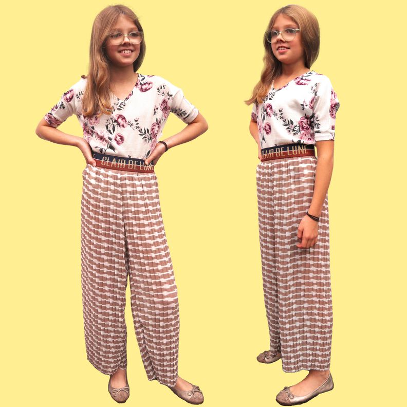 Mädchen Hose Marlene Hose Weit High Waist AWAH ♥ Gr. 92-164 image number 4