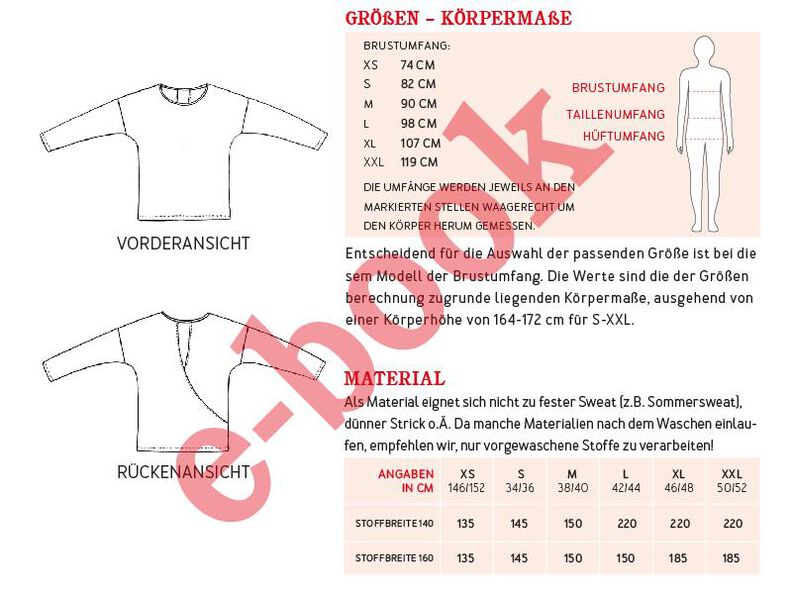 FRAU VEGA - Pulli mit Rückenteil in Wickeloptik XS-XXL image number 3