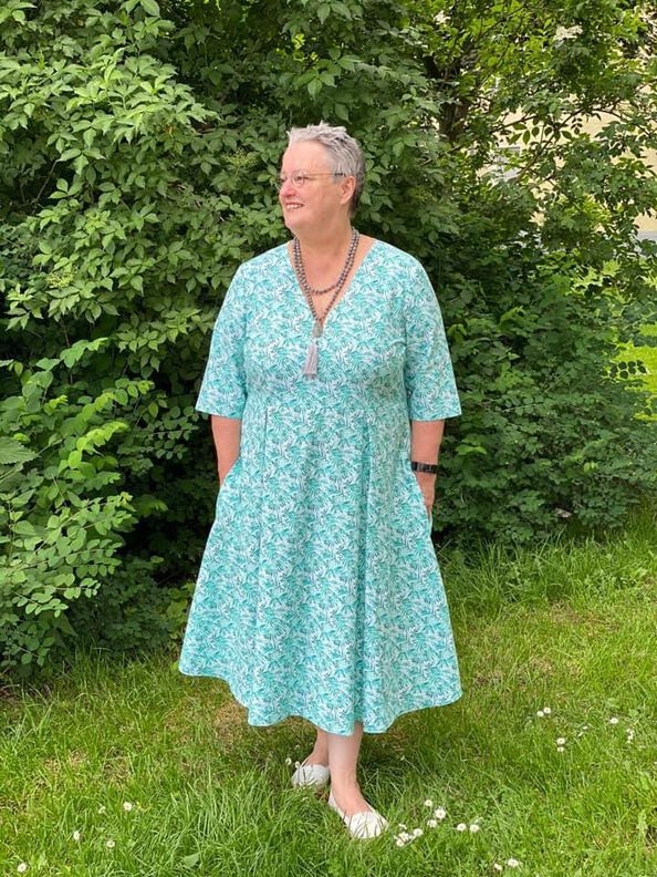  Maxikleid MARINGA (46-56) Damen Kleid Schnittmuster image number 6